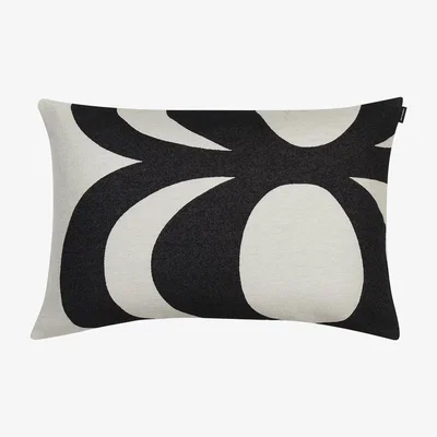 Nordic Nest Kaivo cushion cover 40x60 cm Black-white