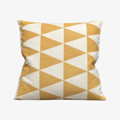 Nordic Nest Rime small cushion cover spicy mustard (yellow)