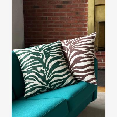 Nordic Nest Tinted Karlberg decorative cushion 50x50 cm Green
