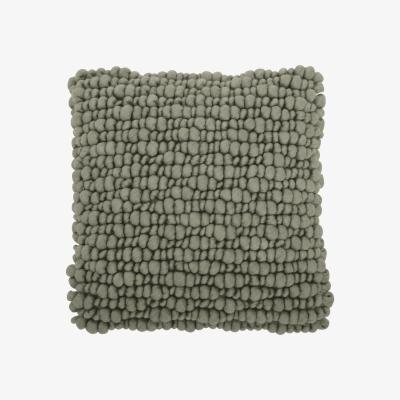 Nordic Nest Wool 3D cushion 45x45 cm Lilypad