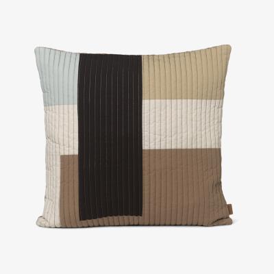 Nordic Nest Shay quilt cushion 50x50 cm desert