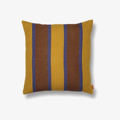 Nordic Nest Grand cushion 50x50 cm Lime-bright blue-chocolate