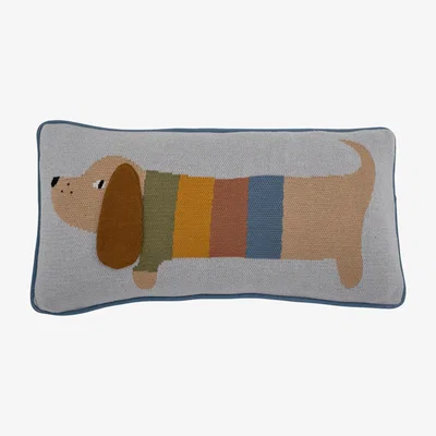 Nordic Nest Bloomingville Charlie cushion 30x60 cm Blue