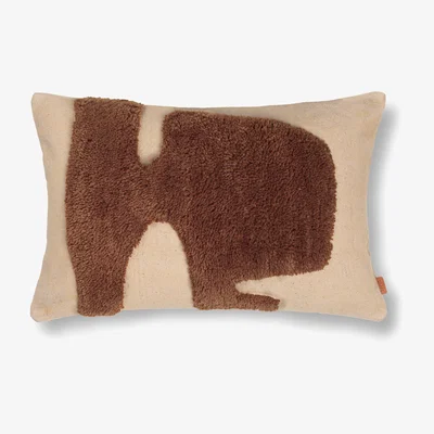 Nordic Nest ferm LIVING Lay rectangular cushion 40x60 cm Sand / Sugar Kelp