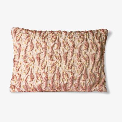 Nordic Nest Floral cushion 30x40 cm burgundy-yellow