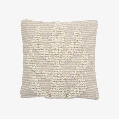 Nordic Nest Bloomingville cushion structure 40x40 cm nature