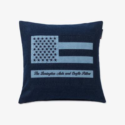 Nordic Nest Icons Denim Arts & Crafts pillowcase 50x50 cm Denim blue
