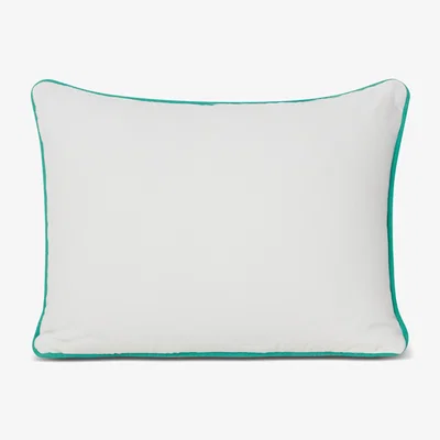 Nordic Nest Lexington Beach Club Small Embroidered cushion 30x40 cm Blue-white-green