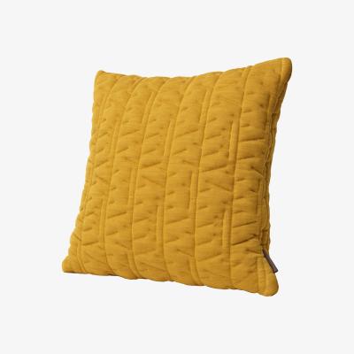 Nordic Nest Tassel cushion 45x45 cm Ochre yellow