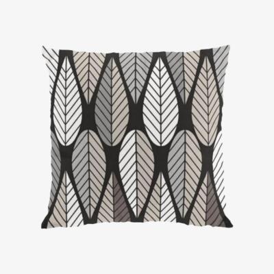 Nordic Nest Blader cushion cover grey-white-black