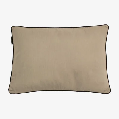 Nordic Nest Garden Glory Garden Glory cushion Beige with black edge 50x70 cm