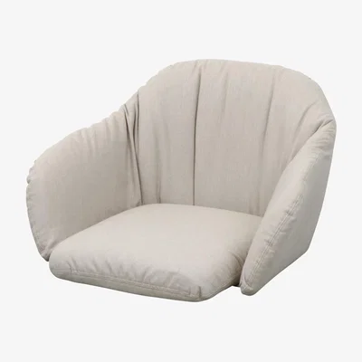 Nordic Nest Cane-line Stay chair cushion set Sand (Natté)