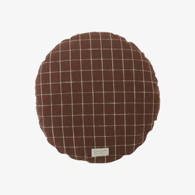 Nordic Nest Kyoto cushion Ø48 cm Brown