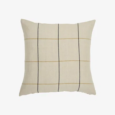 Nordic Nest Hemmeslöv Check pillowcase 45x45 cm Beige
