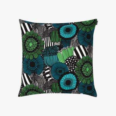 Nordic Nest Pieni Siirtolapuutarha cushion cover 50x50 cm blue-green (Finland 100 år)