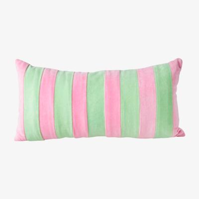 Nordic Nest Rice cushion 20x40 cm Pink-green