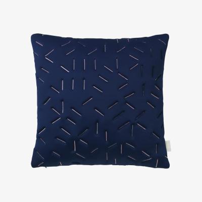 Nordic Nest Splash memory cushion marine blue