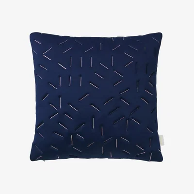 Nordic Nest Splash memory cushion marine blue