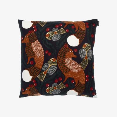 Nordic Nest Pieni Ketunmarja pillowcase 50x50 cm Dark blue-brown-darkgreen
