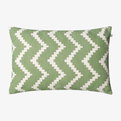 Nordic Nest Chhatwal & Jonsson Ikat Sema cushion Sage/off white 40 cm