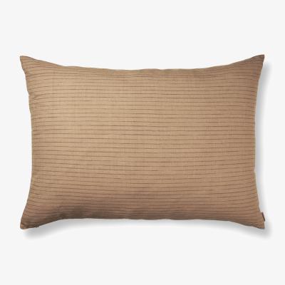 Nordic Nest ferm LIVING Brown cushion 60x80 cm Lines