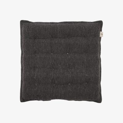 Nordic Nest Ernst chair cushion 40x40 cm Black-beige