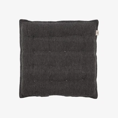Nordic Nest Ernst chair cushion 40x40 cm Black-beige