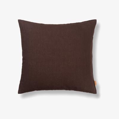 Nordic Nest Ferm Living Linen cushion 50x50 cm Chocolate