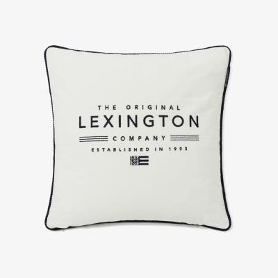 Nordic Nest The Original Organic Cotton pillowcase 50x50 cm White-dark blue