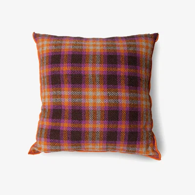 Nordic Nest HKliving Retro Porch Night cushion 50x50 cm Red/orange/pink/black