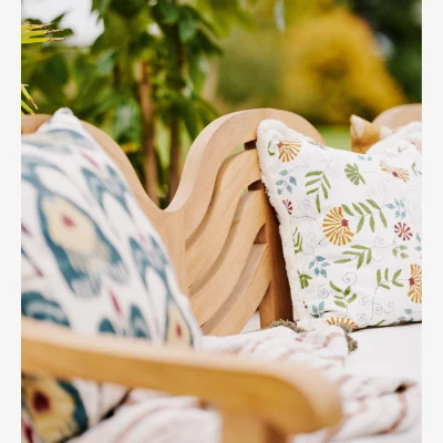 OKA OKA, Pushpa Outdoor Cushion - Multi, Outdoor Cushion