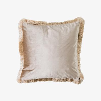 Olivia's Gallery Interiors Ombre Velvet Cushion in Natural