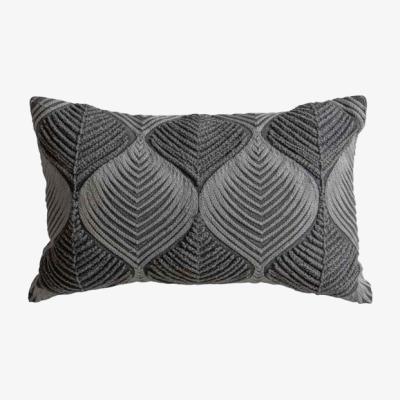 Olivia's Gallery Direct Wave Tonal Embroidered Cushion