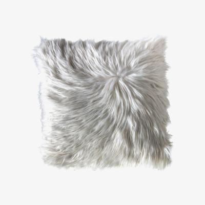 Olivia's Gallery Interiors Mongolian Faux Cushion in Cream