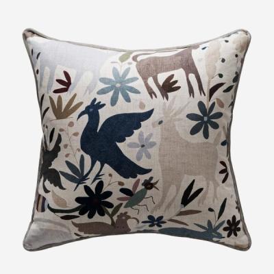 Olivia's Andrew Martin Tiki Tiki Cushion Desert