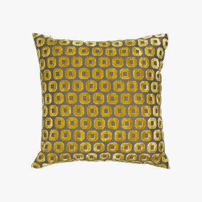 Olivia's Malini Bentley Textured Cushion in Mustard / Large