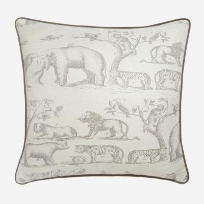 Olivia's Andrew Martin Jungle Cushion Grey