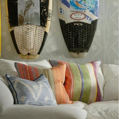 Olivia's Andrew Martin Babylon Cushion Denim