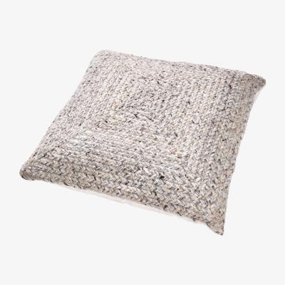 Olivia's Olivia's Indoor Outdoor Warm Grey Tweed Design Scatter Cushion