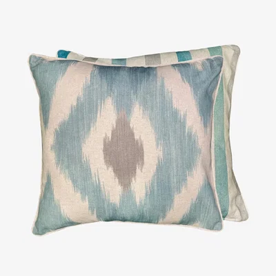 Olivia's Malini Jerez Cushion in Seafoam