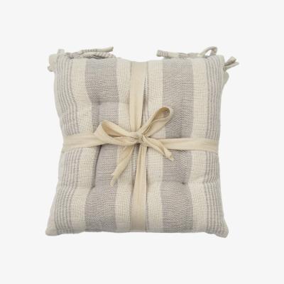 Olivia's Gallery Interiors Garnette Stripe Stripe Seatpad Taupe