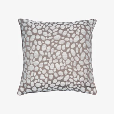 Olivia's Malini Pebble Weave Cushion in Taupe - 50 x 50cm | Outlet