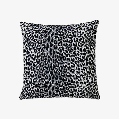 Olivia's Liang & Eimil Leopard Pillow Black And Grey