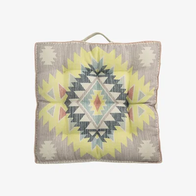 Olivia's Gallery Interiors Arkes Global Diamond Floor Cushion Multi Colour