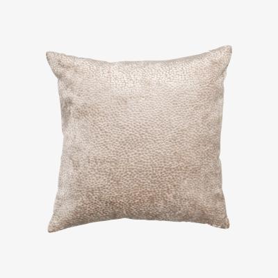 Olivia's Malini Burnt Velvet Cushion in Taupe - 43 x 43cm