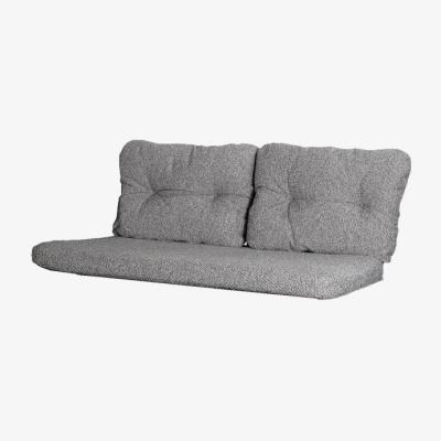 Olivia's Cane-line Ocean 2-Seater Left/Right Module Sofa Dark Grey Outdoor Cushion Set