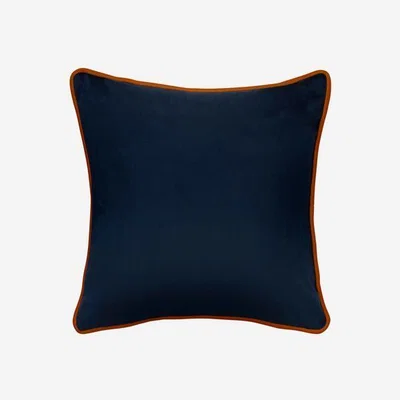Olivia's Andrew Martin Houdini Cushion Ink/Tangerine