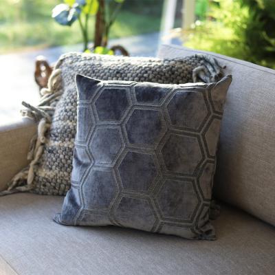 Olivia's Malini Ivor Cushion Slate | Outlet / Small