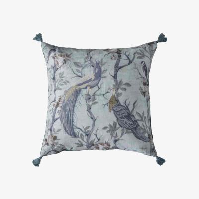 Olivia's Gallery Direct Peacock Tassel Cushion