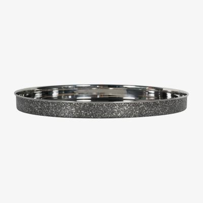 Olivia's Libra Interiors Dusky Finish Round Bar Tray